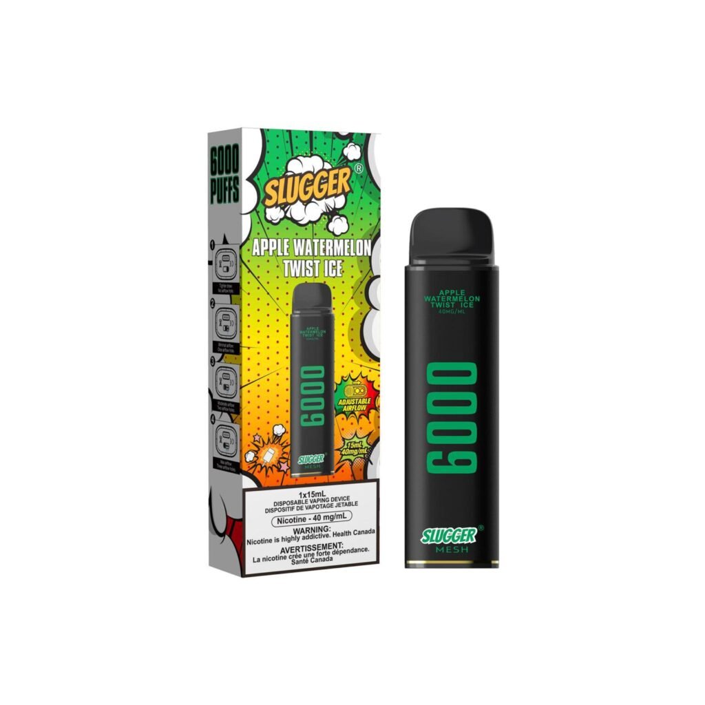 SLUGGER APPLE WATERMELO TWIST ICE 6K 40MG