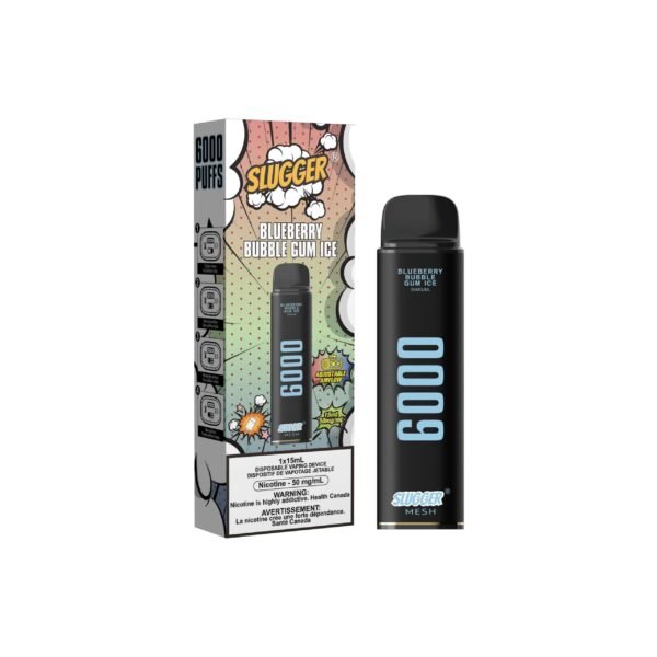 BB SLUGGER BLUE BERRY BUBBLE GUM ICE 6K 50MG