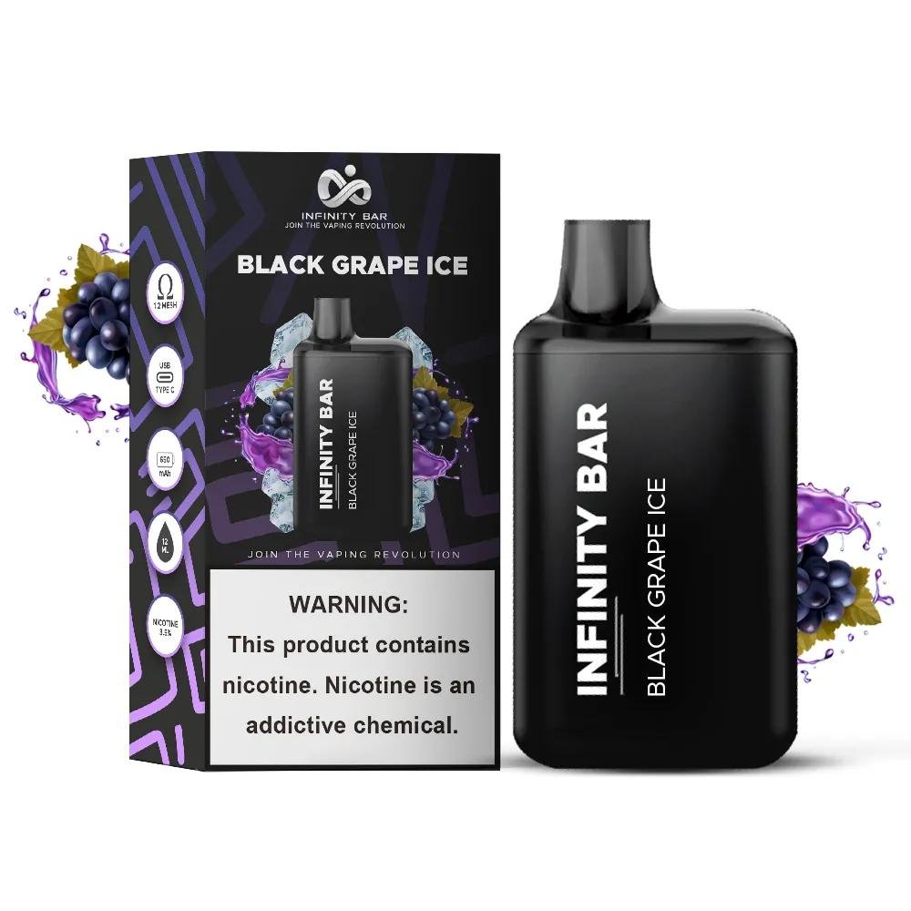 INFINITY BAR BLACK GRAPE ICE 5K 35MG