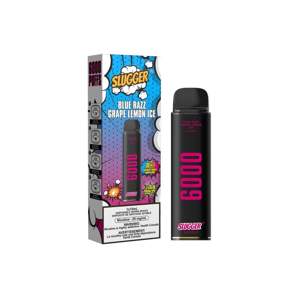 SLUGGER BLUE RAZZ GRAPE LEMON ICE 6K 20MG