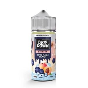 DRIP DOWN EDITION BLUE RAZZ PEACH ICED 0MG 100ML