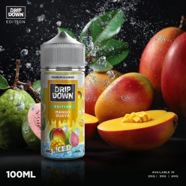 DD E M G 6MG DRIP DOWN EDITION MANGO GUAVA ICED 6MG 100ML