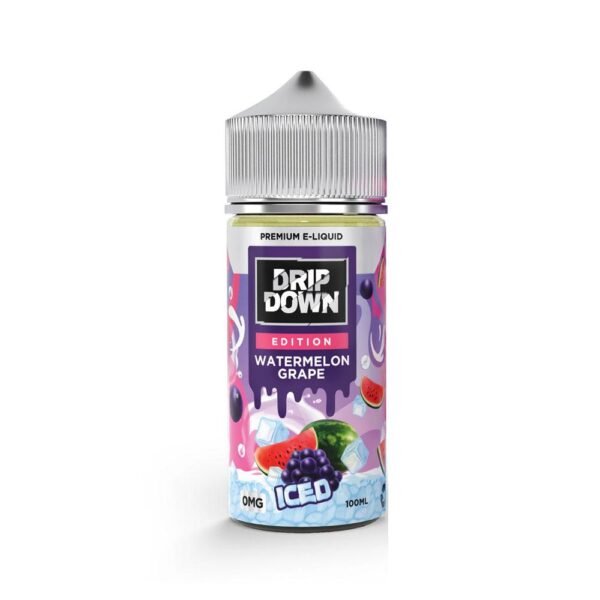 DD E WATERMELON GRAPE OMG DRIP DOWN EDITION WATERMELON GRAPE ICED OMG 100ML