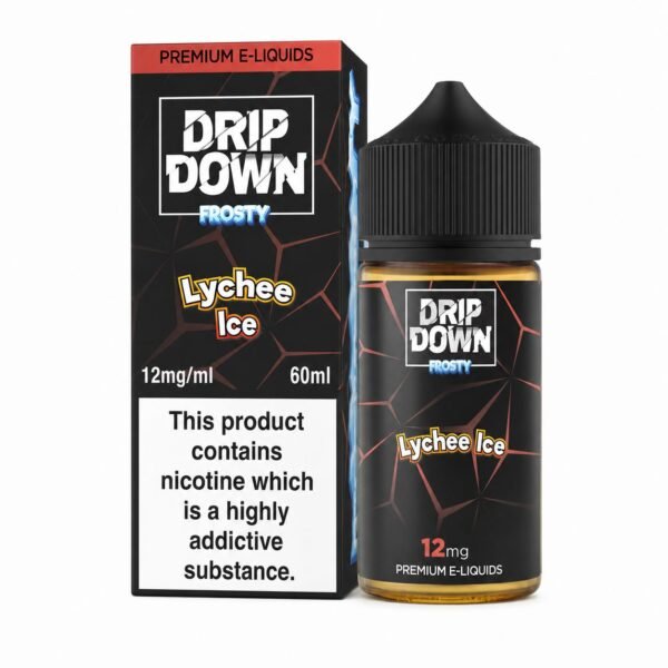 DD F LYCHEE ICE 12MG DRIP DOWN FROSTY LYCHEE ICE 12MG 60ML