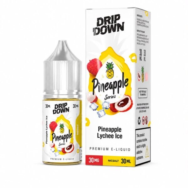 DD PS PINEAPPLE LYCHEE ICE 30MG DRIP DOWN PINEAPPLE LYCHEE ICE 30MG 30ML