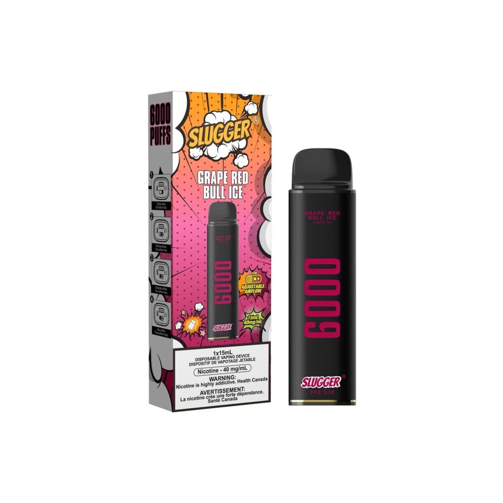 SLUGGER GRAPE RED BULL ICE 6K 40MG