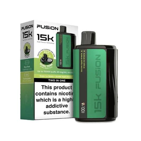FUSION GRAPE ICE SHISHA / DOUBLE APPLE SHISHA 15K 20MG