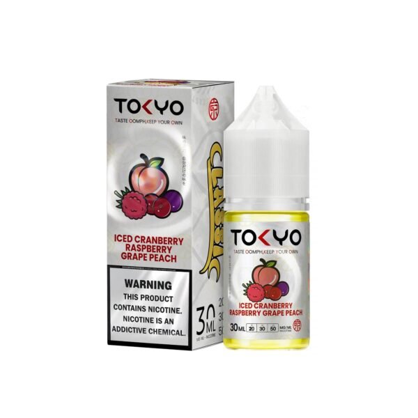 ICED CRANBERRY RESPBERRY GRAPE PEACH TOKYO CLASSIC ICED C.BERRY R.BERRY GRAPE PEACH 30ML