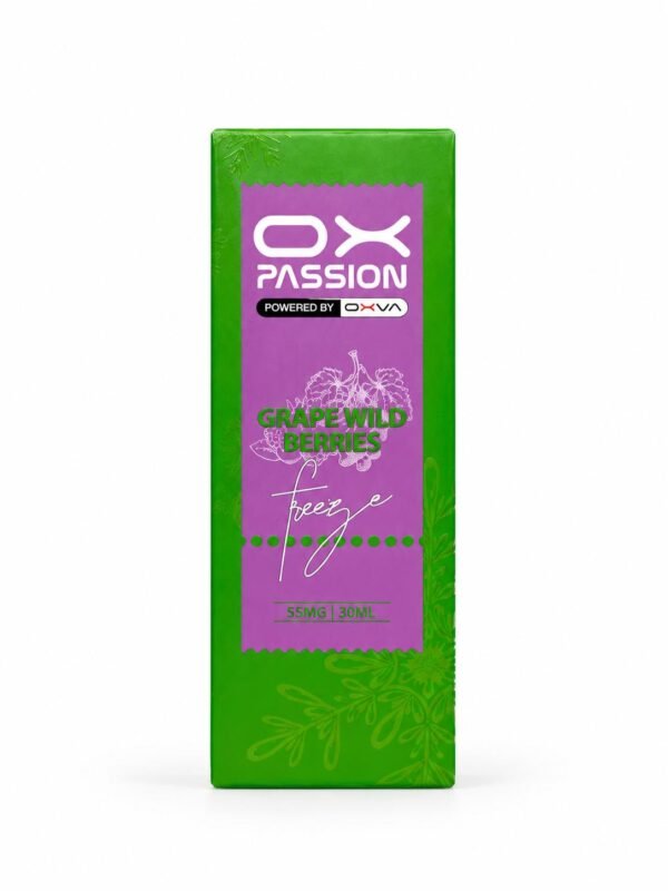 OX G W B 55 OX PASSION FREEZE GRAPE WILD BERRIES 55MG 30ML