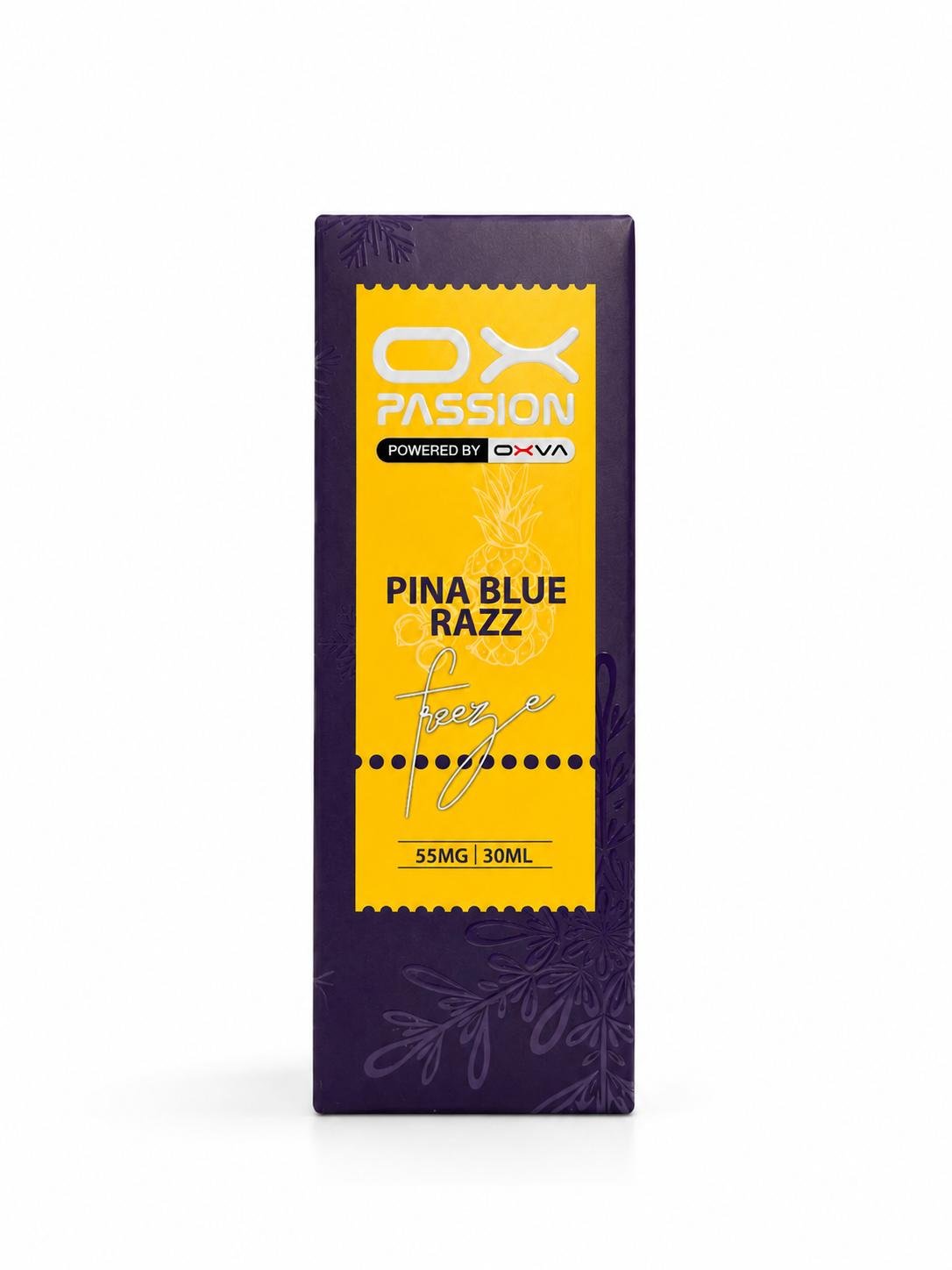 OX PASSION FREEZE PINA BLUE RAZZ 55MG 30ML