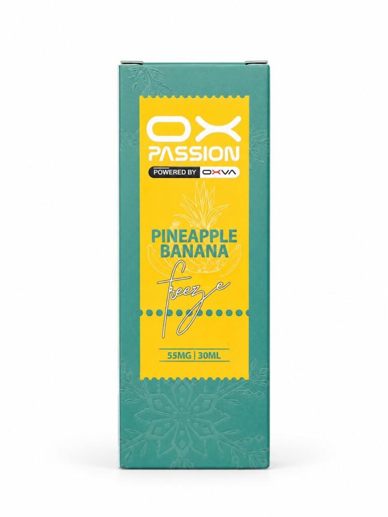 OX PASSION FREEZE PINEAPPLE BANANA 55MG 30ML