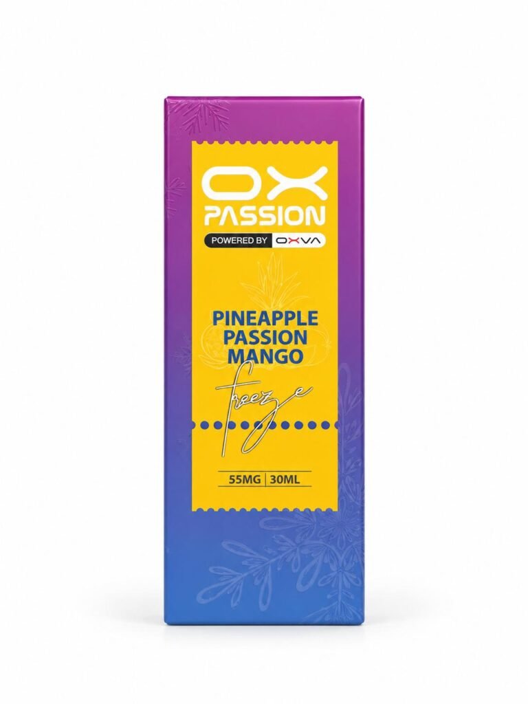 OX PASSION FREEZY PINEAPPLE PASSION MANGO 55MG 30ML