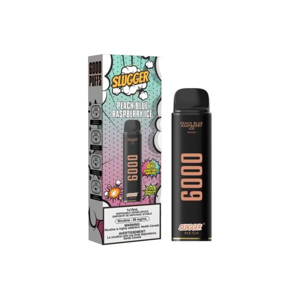 PBR SLUGGER PEACH BLUE RESPBERRY ICE 6K 50MG