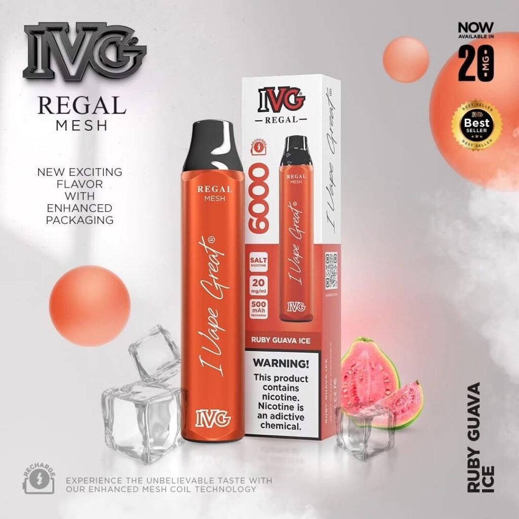IVG REAGLE RUBY GUAVA ICE 6K 20MG