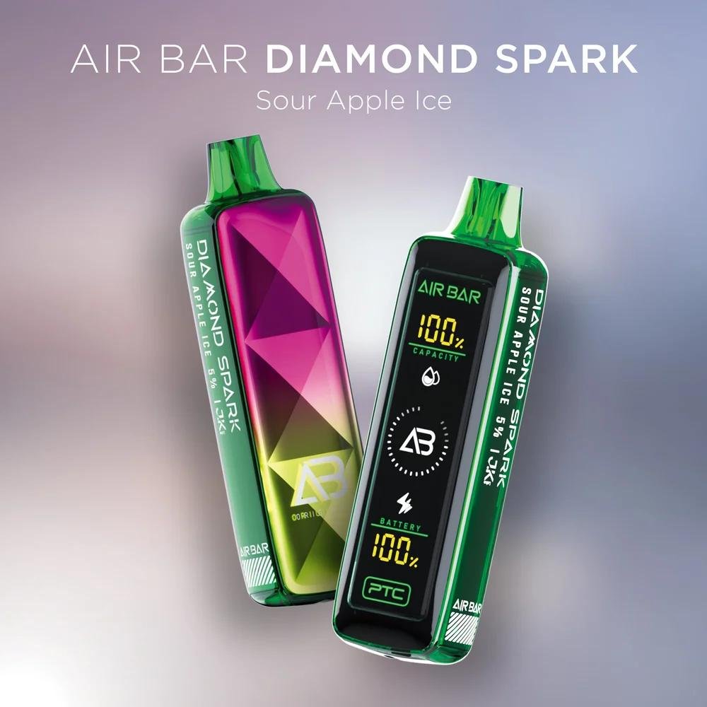 DIAMOND SPARK SOUR APPLE 15K 50MG