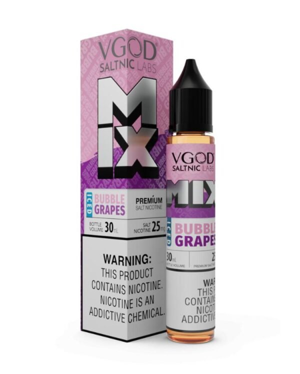 VG BG VGOD SALT ICE BUBBLE GRAPE MIX 30ML
