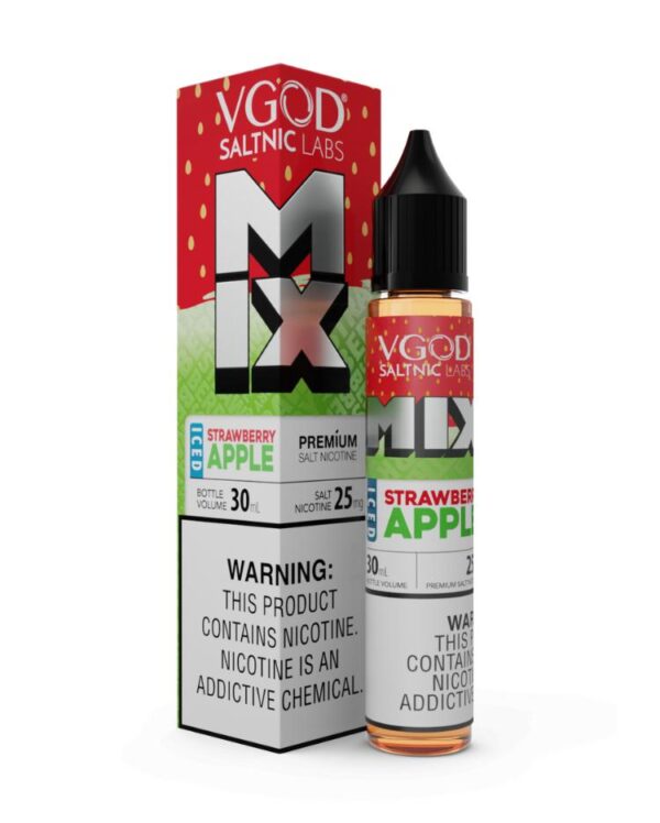 VGOD SALT ICE STRAWBERRY APPLE MIX 25MG 30ML
