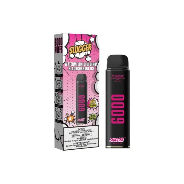 WBB SLUGGER WATERMELON BLUEBERRY BLACKCURRANT 6K 40MG