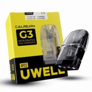 Caliburn Cartridge G3 INTEGRATED COIL CALIBURN G3 INTEGRATED COIL CARTRIDGE 0.4 3ML