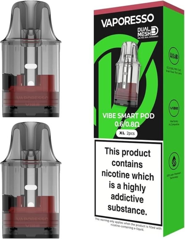 VAPORESSO VIBE SMART POD 0.6/0.8 VAPORESSO VIBE SMART POD 0.6/0.8 4.5ML