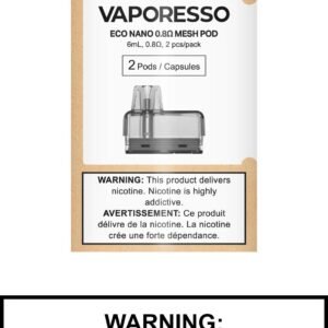 VAPORESSO ECO NANO 08 OHM MESH POD VAPORESSO ECO NANO 08 OHM MESH POD 6ML