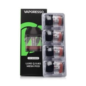 VAPORESSO LUXE Q MESH POD O.8 HM VAPORESSO LUXE Q MESH POD 0.8 OHM