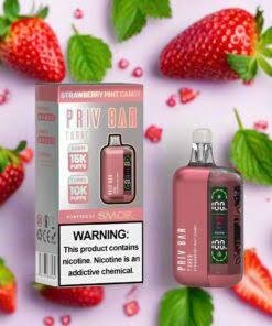 WhatsApp Image 2026-07-23 at 9.02.50 PM PRIV BAR STRAWBERRY MINT CANDY 15K 50MG