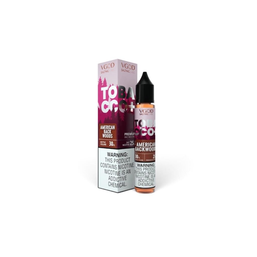 VGOD SALT AMERICAN BACKWOODS TOBACCO 25MG 30ML
