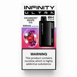 cg inf INFINITY ULTRA CRANBERRY GRAPE ICE 8K 55MG