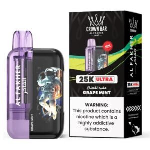 AF GM AL FAKHER 25K PUFF 5MG GRAPE MINT