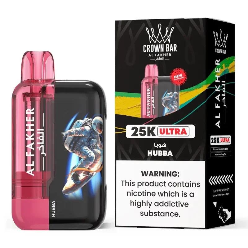 AL FAKHER 25K PUFF 5MG HUBBA