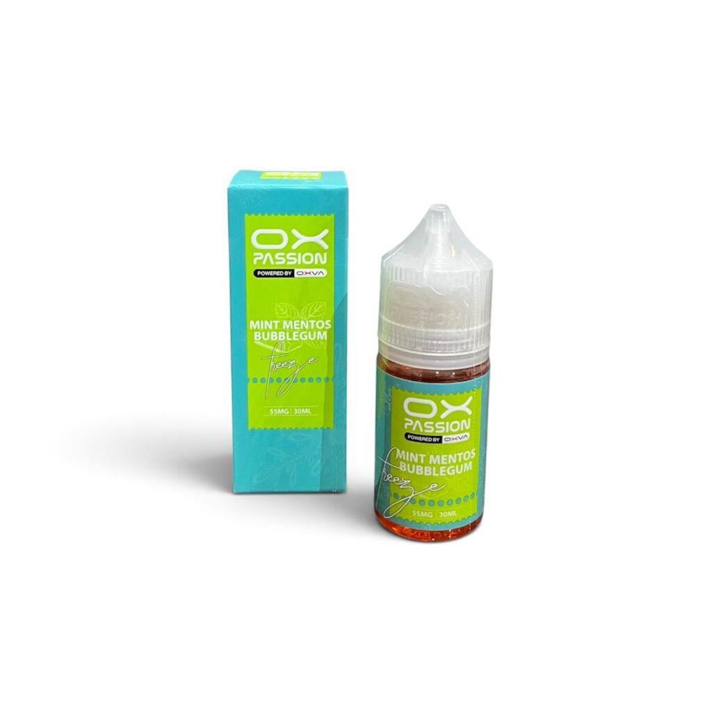 OX PASSION MINT MENTOS BUBBLEGUM 30ML
